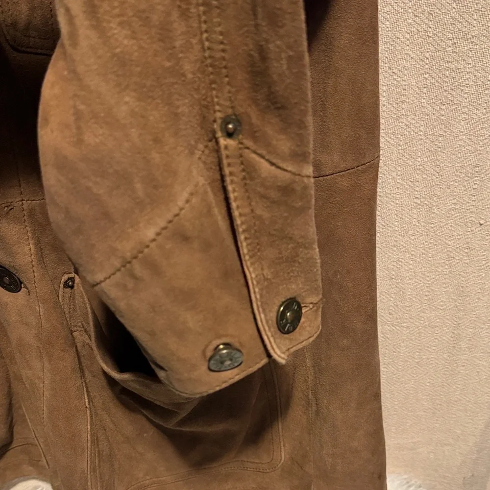 Timberland Weather Gear Brown Genuine Leather Jacket